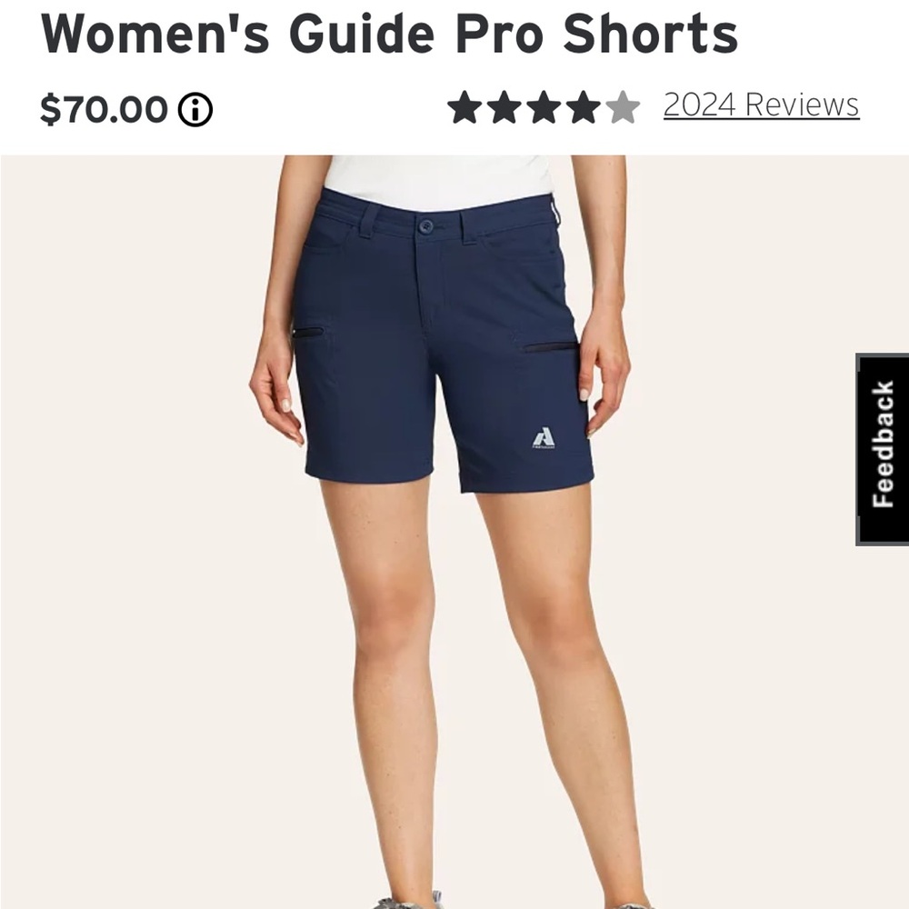 Eddie Bauer Women’s Guide Pro Shorts (5” inseam)